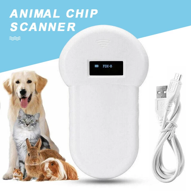 Handheld Portable Pet Chip Reader Scanner Animal Microchip Recognition q-