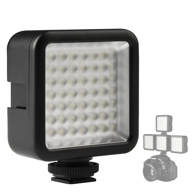49 Lámpara de luz de video LED regulable para cámara réflex digital cámara DV*UL