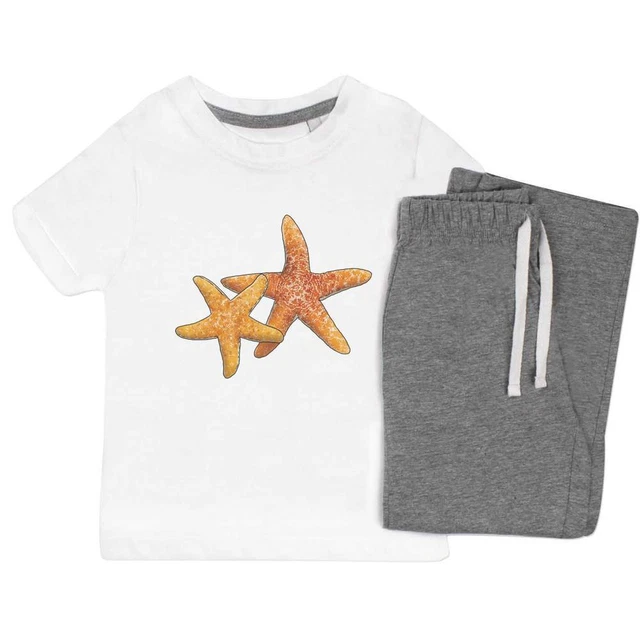 'Starfish' Kids Nightwear / Pyjama Set (KP034571)