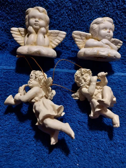 Weihnachten Weihnachtsdeko Engelfiguren Weihnachtsengel Engel Schutzengel Putte