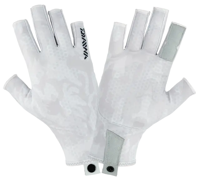 Brand New - Daiwa UPF Pro Sun Gloves Fishing - Choose Colour Size