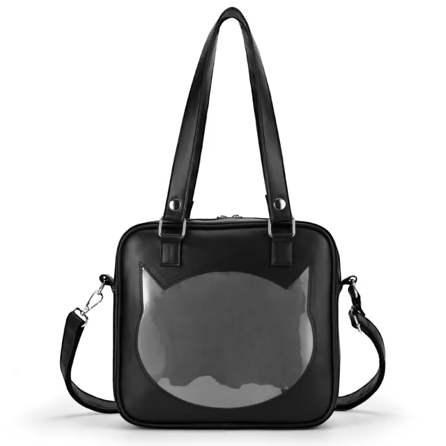 Pin Bags Cat Shape Backpack Women Crossbody Messenger Shoulder Purse Ita Bag