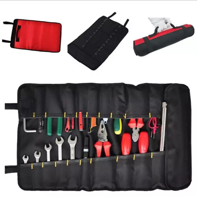 Car Screwdriver Spanner Pocket Reel Rolling Tool package Carry Case Pouch Bag