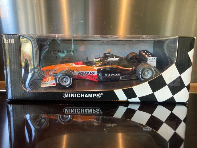 A63 1:18 180 990022 MINICHAMPS F1 FORMULA BAR 01 SUPERTEC J. VILLENEUVE