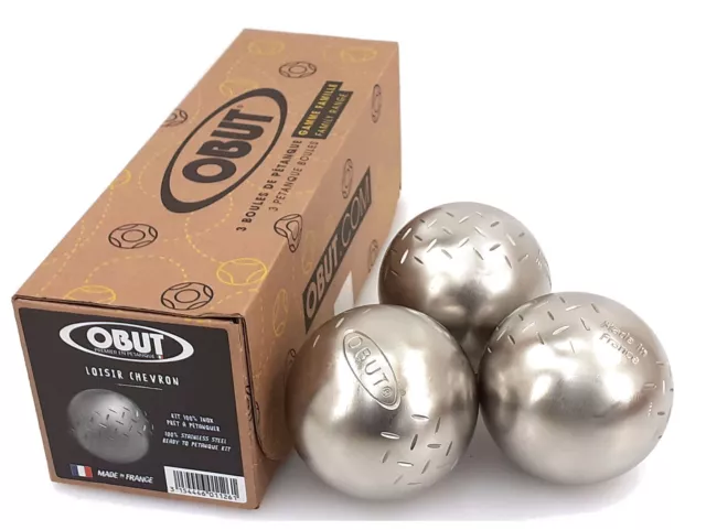 Obut Chevron INOX - Design Petanque Boule Kugel