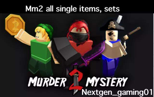 ROBLOX MURDER MYSTERY 2 (MM2) Chromas single items *Cheap & Safe* $6.80 -  PicClick AU