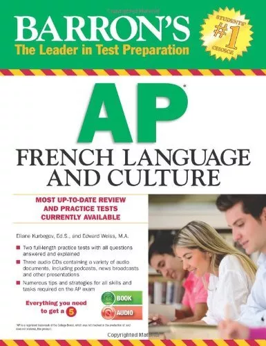 BARRON'S AP FRENCH LANGUAGE AND CULTURE WITH AUDIO CDS By Kurbegov Eliane Ed.s.