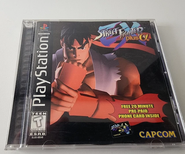 STREET FIGHTER EX Plus Alpha (Sony PlayStation 1, 1997) PS1 PSOne Mint