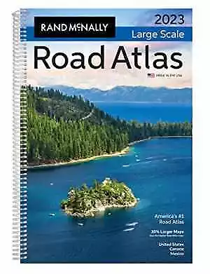 Rand McNally 2023 Large Scale - Spiral-bound, by Rand McNally - Acceptable n