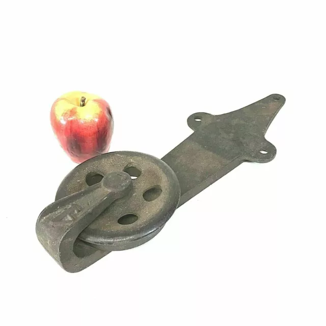 Antique 19th Century #4 Barn Door Roller Hanger Pulley Architectural Hardware