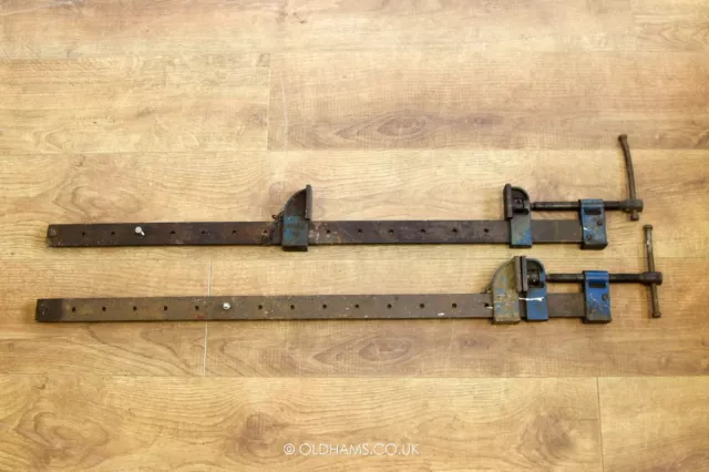 Pair of Vintage Record Number 133 Sash Clamps - 3'