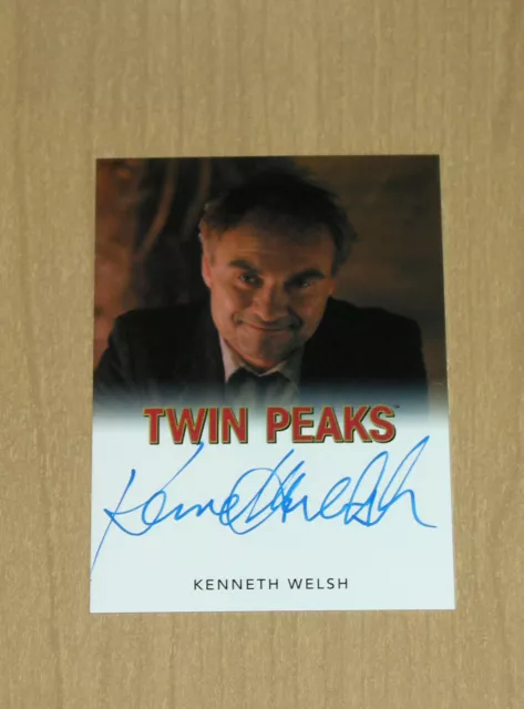 2018 Rittenhouse Twin Peaks auto autograph Kenneth Welsh WINDOM EARLE