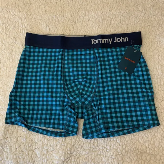 Tommy John Mens Cool Cotton Performance Boxer Brief