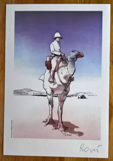 Ex-libris ROSSI - Major Fatal - Hommage à MOEBIUS - Numéroté signé