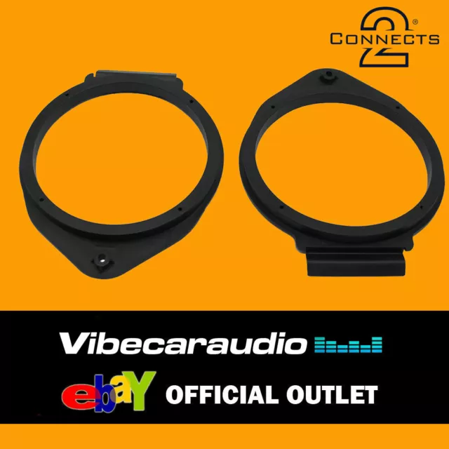 CT25VX09 165mm Front Door Speaker Adaptor Kit Ring For Vauxhall Insignia 2008-13