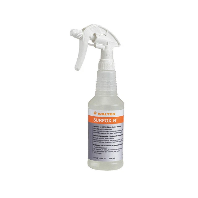 WALTER SURFACE TECHNOLOGIES 54A023 Neutralizing Solution, 5 L, Spray Bottle