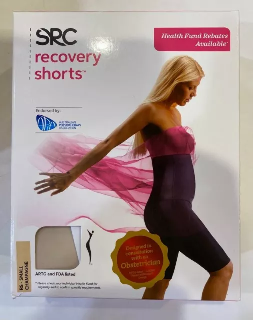 BRAND NEW! SRC recovery shorts Post Pregnancy Support recovery Champagne Size S