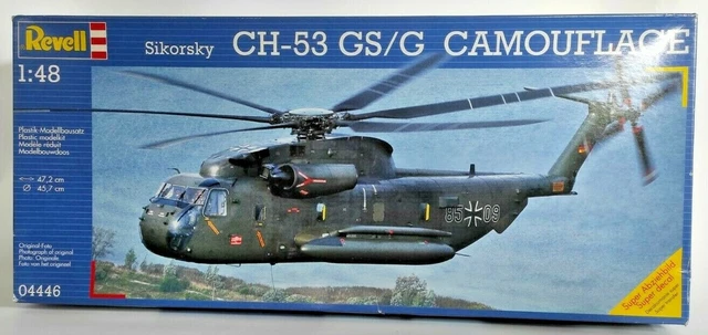Maquette Hélicoptère REVELL 1/48 Ref 04446 Sikorsky CH-53 GS/G Camouflage