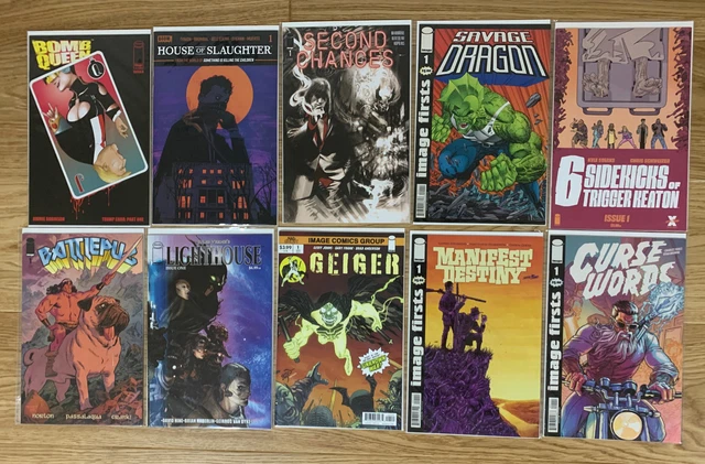 10 ISSUE Collection of Number 1 IMAGE Comic Books - ALL FIRST ISSUES LOT