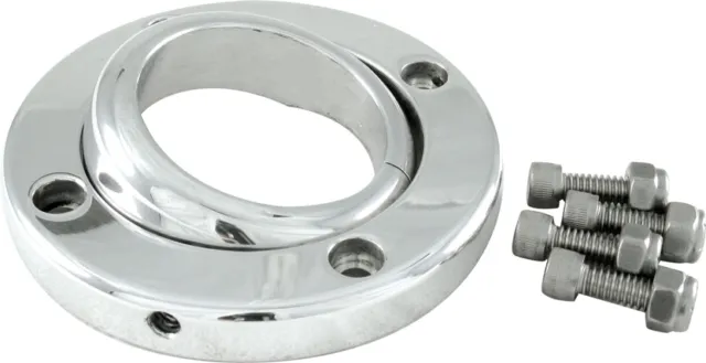 Borgeson 909002 Swivel Floor Mount For 1 3/4" Steering Column, Polished Aluminum