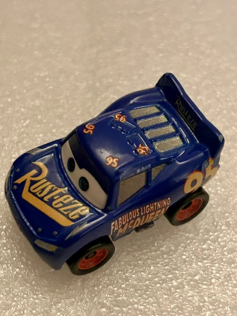 DISNEY PIXAR CARS Fabulous Lightning McQueen Mattel Mini Racers Die ...