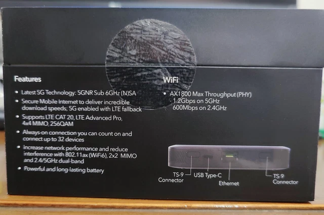 NETGEAR M5 MR5200 5G LTE 4G , Wifi 6 , Nighthawk Router Portatile + Fisso 9