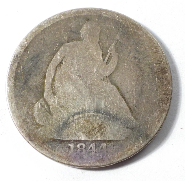 1844-O Seated Liberty Silver Half dollar in Fair to AG Condition   (676)