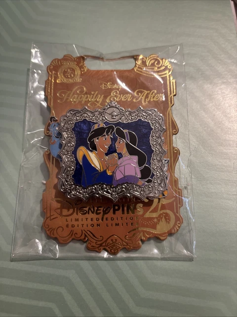 DISNEY ALADDIN HAPPILY Ever After Limited Edition Slider Pin £37.12 ...