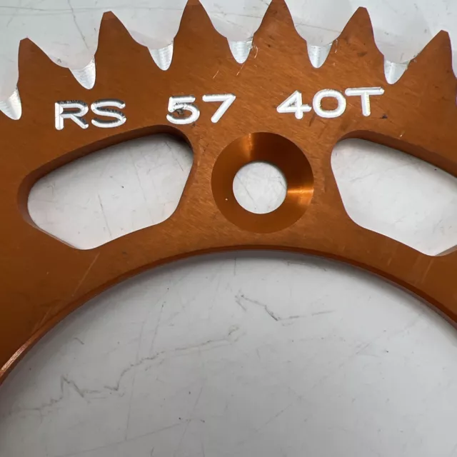 RFX Pro Series ELITE 40T Rear Sprocket KTM SX50 2014-2020 In Orange #23 2