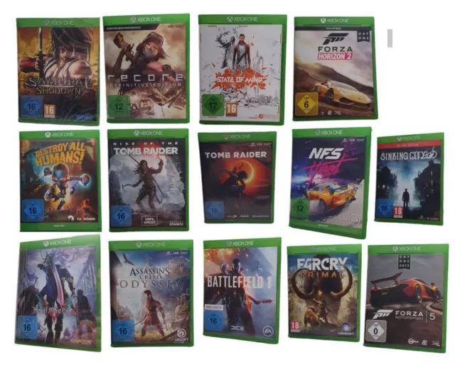 Xbox One Spiele zur Auswahl Spiele Games Gaming Videospiel Minecraft Rayman usw.