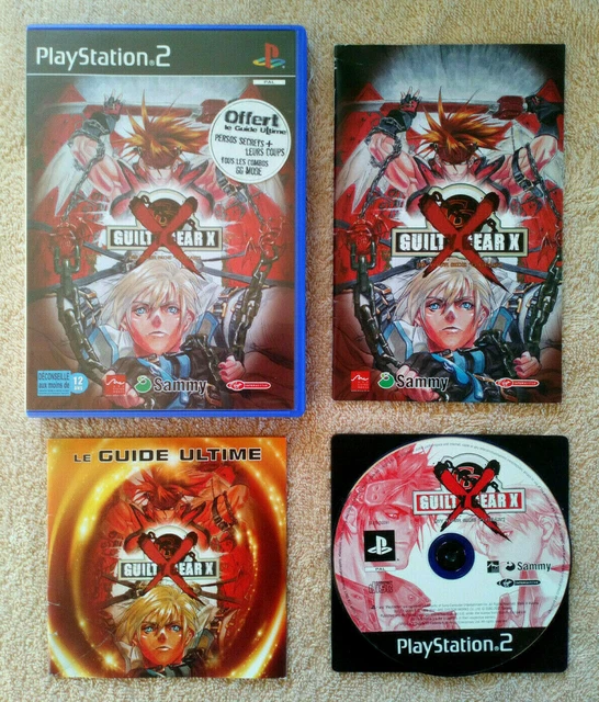 Jeu PS2 Guilty Gear X2 - Version PAL FR Complète (boîtier, Notice), Bon état