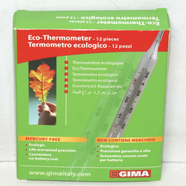 Gima Classic Thermometer Fieberthermometer (12 Stück)