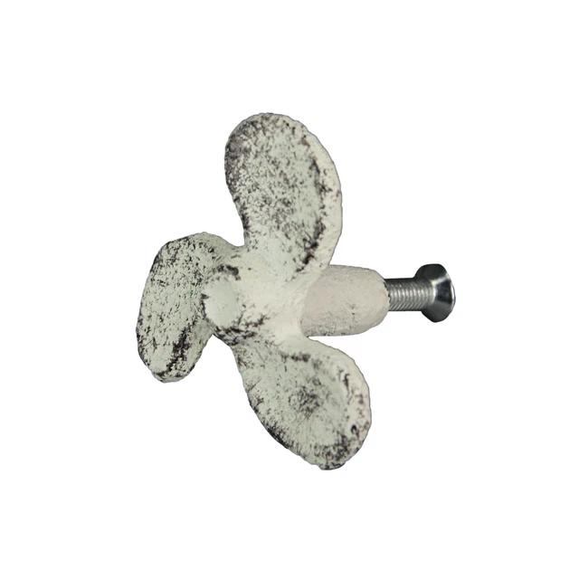 Set of 6 Cast Iron Boat Propeller Cabinet Knob Nautical Drawer Pull Decor