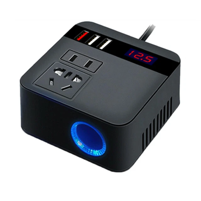 Car Vehicle Iinverter Charger Power Converter Mobile Phone Computer Charging