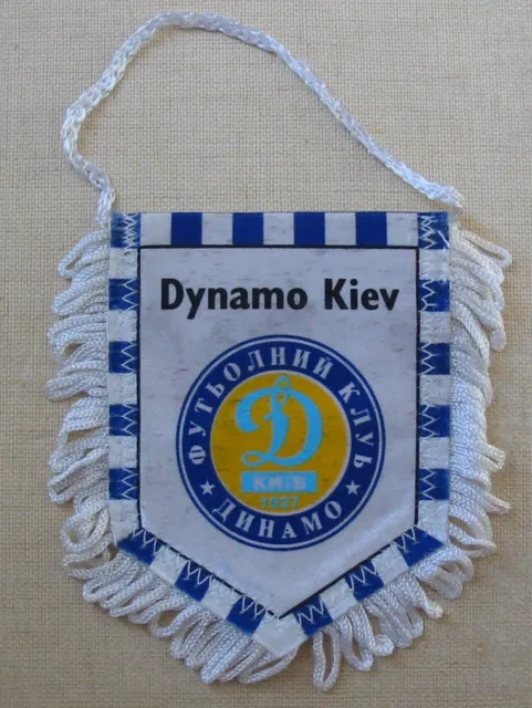 Dynamo Kiev Ukraine  Vintage Fanion Club Football