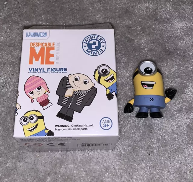 Minion Stuart Funko Mystery Mini Despicable Me Minions Vinyl Figure Boxed