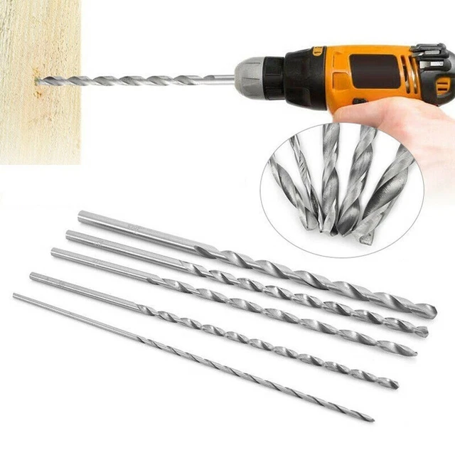 Ars Drill Bit / Extra Long Trou Scie Métal Bois Forage Outil 2.5-6.5mm 160-300mm