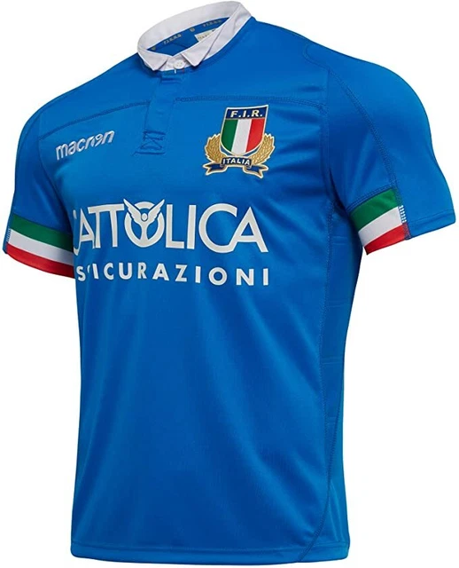 1672/67 MACRON FIR FEDERAZIONE ITALIANA RUGBY ITALIA PANTALONI PANTS 58086484 eB