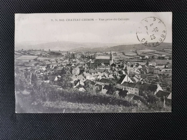 CPA 58 CHATEAU-CHINON - Vue prise du Calvaire