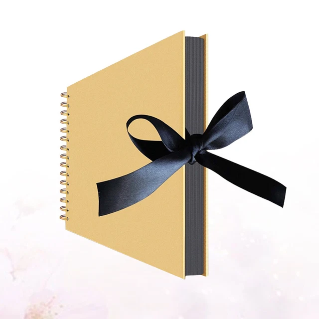 Álbum de fotos retro para bebé de 40 páginas M álbum de bodas libro Kraft