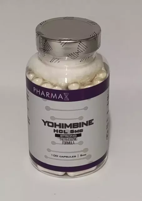 YOHIMBINEX HCX 5mg 100 Kapseln für Diät und Gewichtsmanagement