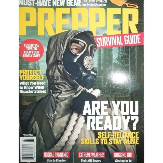 PREPPER SURVIVAL GUIDE self-reliance STAY ALIVE global pandemic PROTECT ...