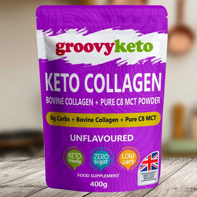 KETO COLLAGEN BY Groovy Keto Bovine Hydrolysed Collagen + MCT C8