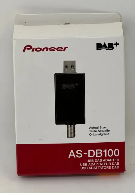 Pioneer AS-DB100 Kabeladapter USB A DAB Schwarz - neuwertig