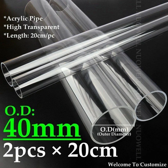 Pipe Clear Garden Water Connectors Transparent Acrylic Aquarium Fish Tank Tube