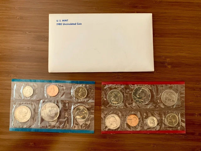 1980 PDS Uncirculated Mint Set