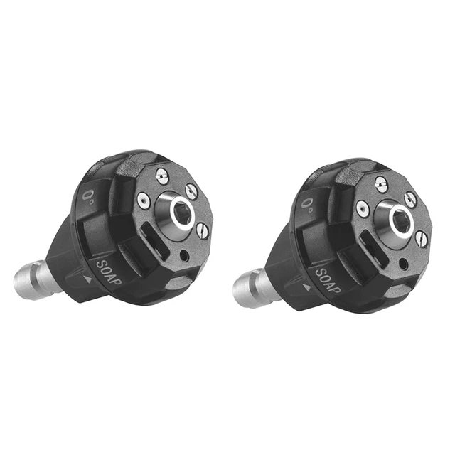 2X Hoch Druck Reiniger mit 6-In-1 Sprüh Düsen Spitze, Schnellem Wechsel und N8C1