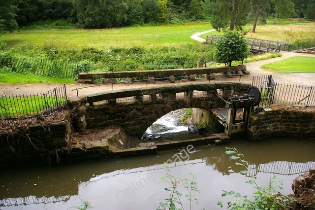 Photo 6x4 Headrace overflow weir Wilmslow This weir/sluice gate allows ex c2010