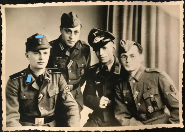 GERMAN Photo WW2 WWII ARCHIVE : Elite WAFFEN av LUFTWAFFE & WEHRMACHT