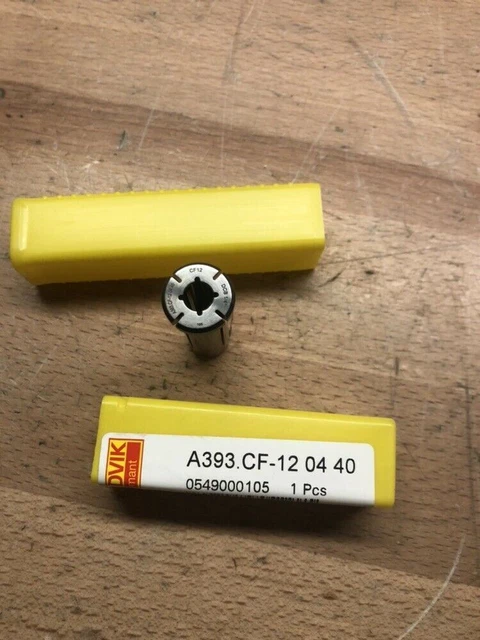 NEW Sandvik Coromant - A393.CF-12 04 40 DRILL Collet for hydraulic